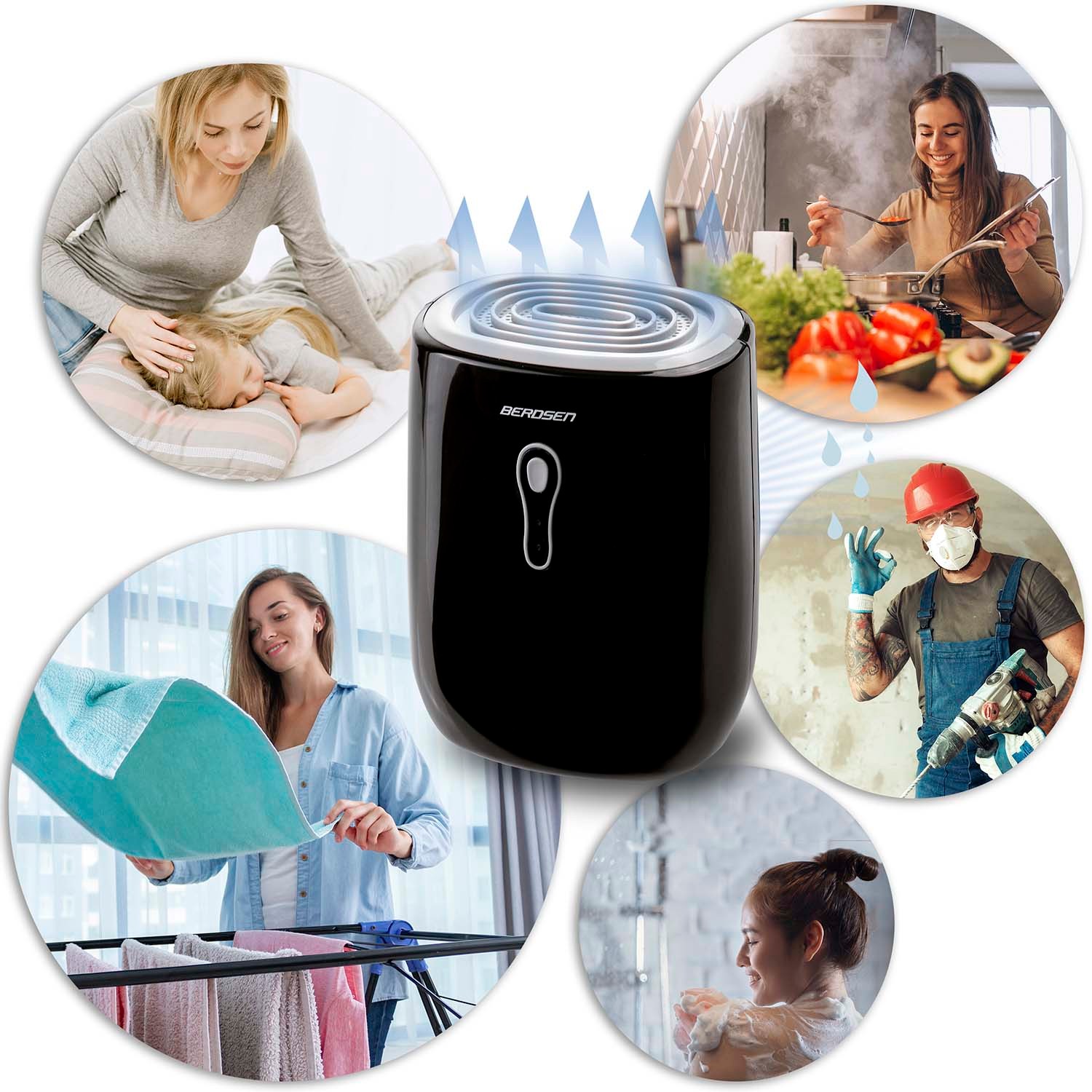 Berdsen BR-75B must ja hall õhukuivati - niiskuse imaja - Image 8