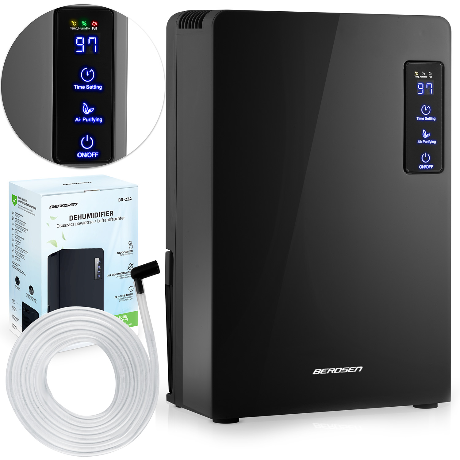 Berdsen BR-22A must õhukuivati - niiskuse imaja