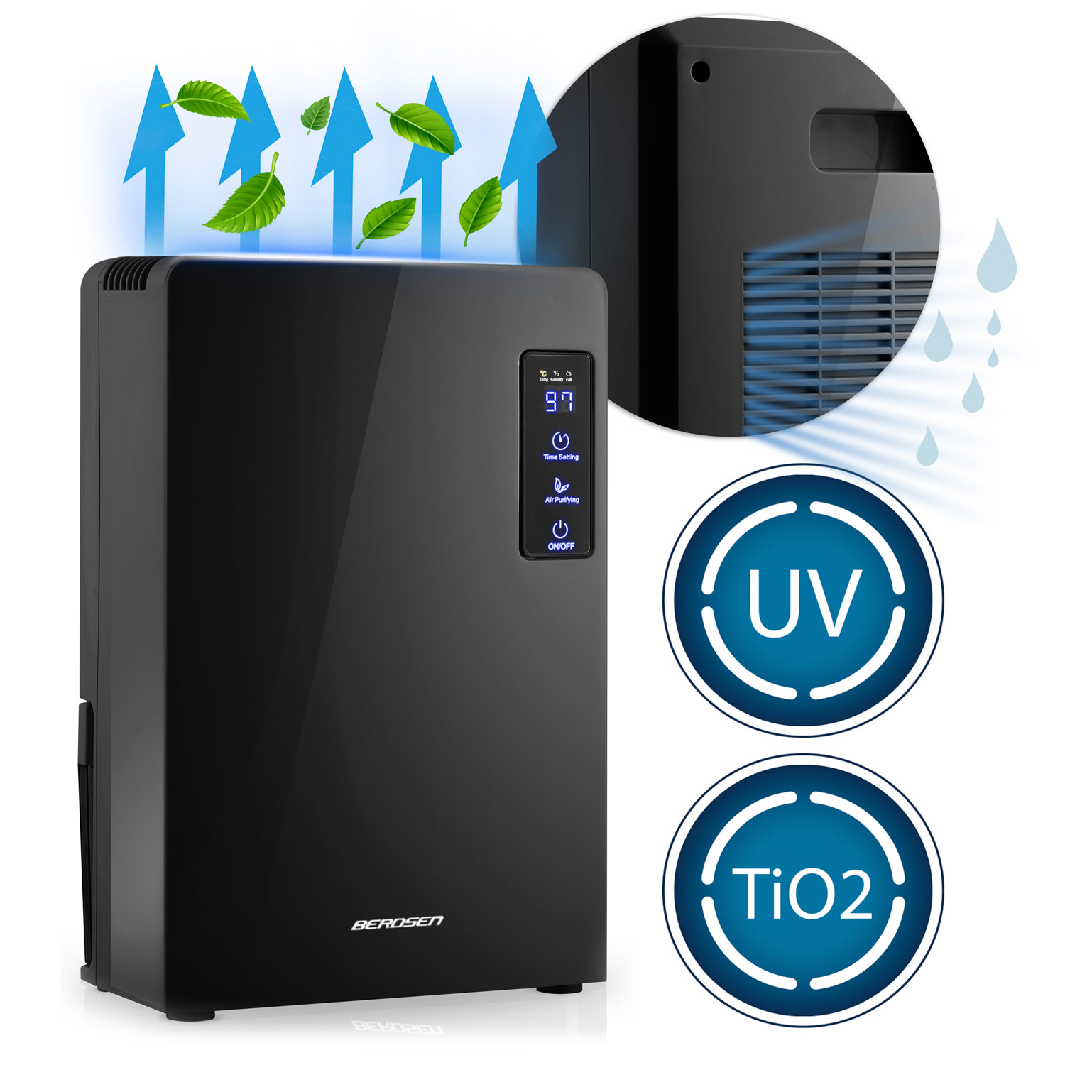 Berdsen BR-22A must õhukuivati - niiskuse imaja - Image 15