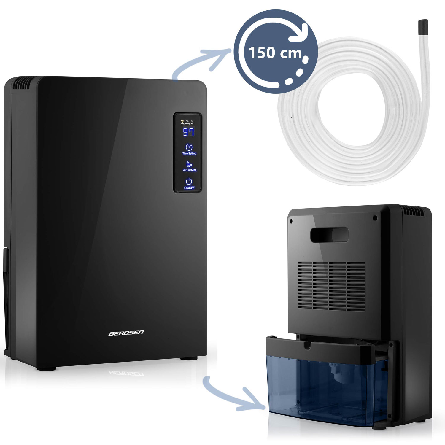 Berdsen BR-22A must õhukuivati - niiskuse imaja - Image 7