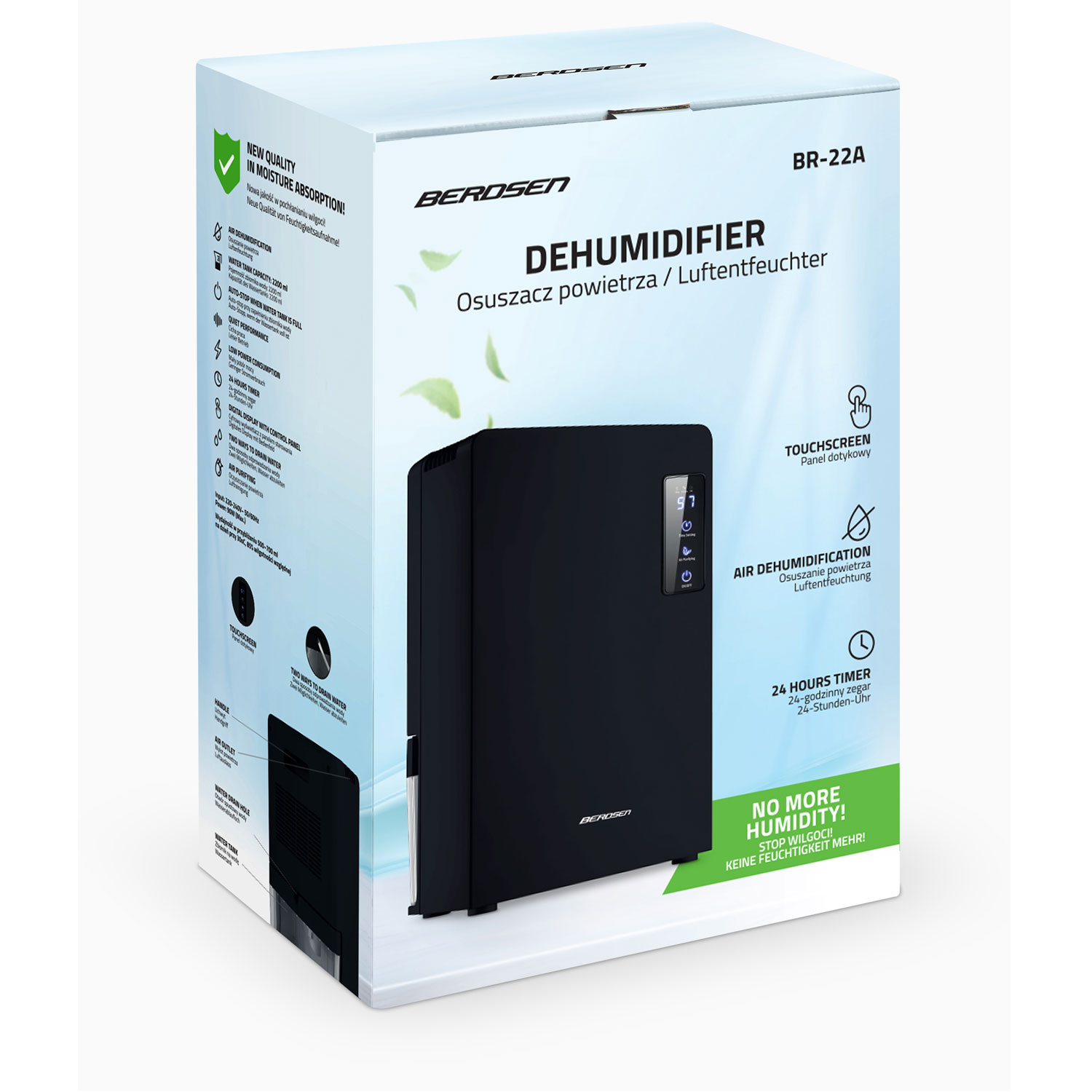 Berdsen BR-22A must õhukuivati - niiskuse imaja - Image 16