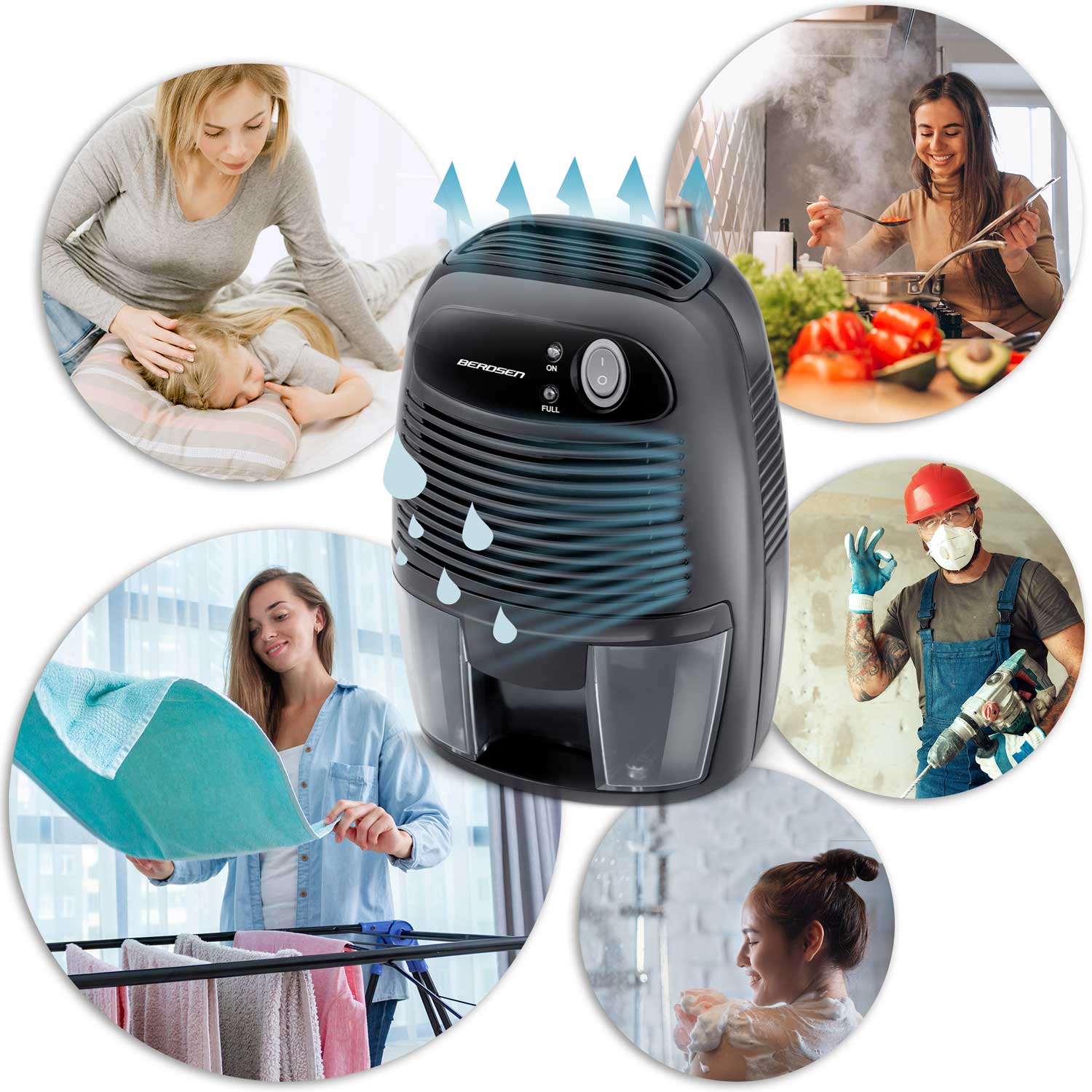 Berdsen BR-68B must õhukuivati - niiskuse imaja - Image 10