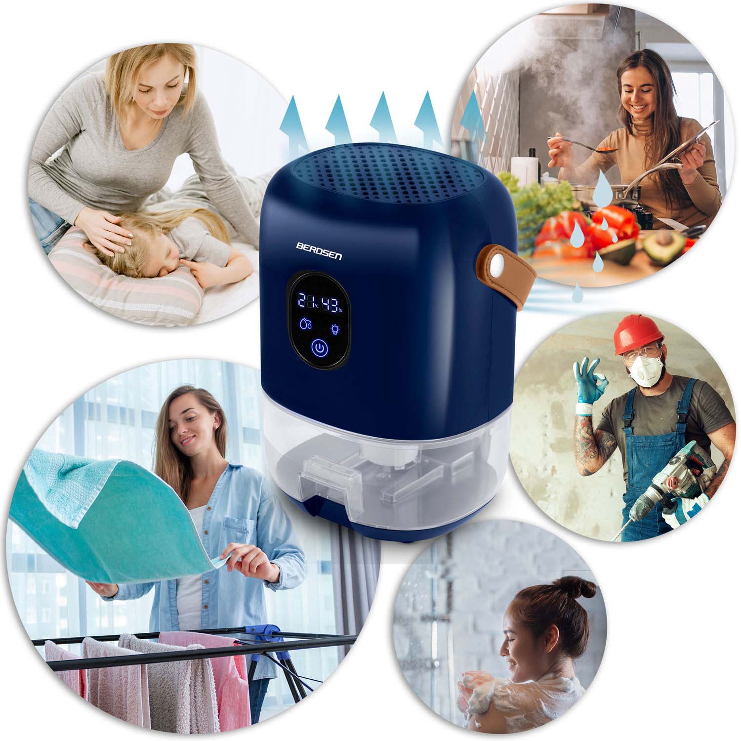 Berdsen BR-10B tumesinine õhukuivati - niiskuse imaja - Image 13