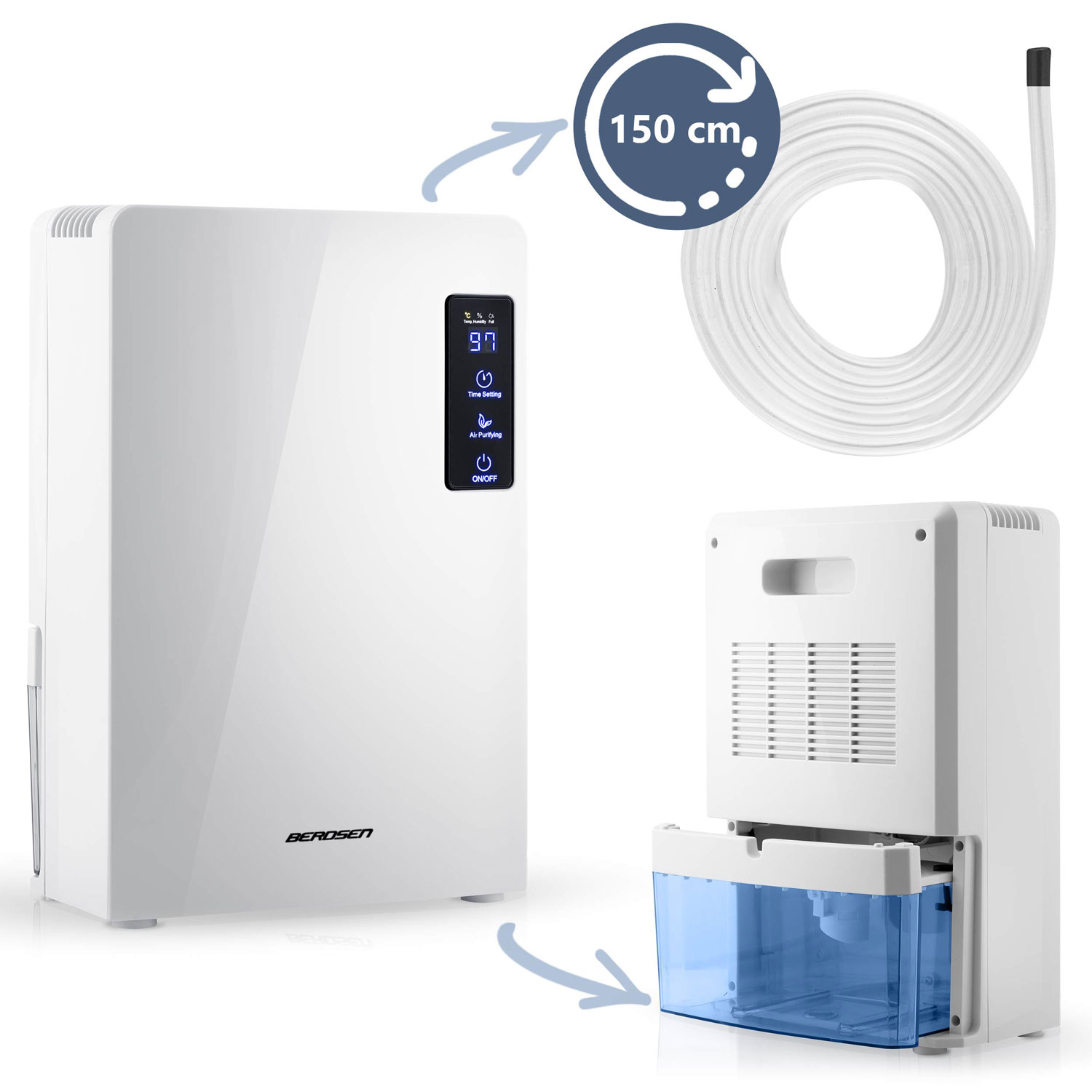 Berdsen BR-22A valge õhu õhukuivati - niiskuse imaja - Image 9