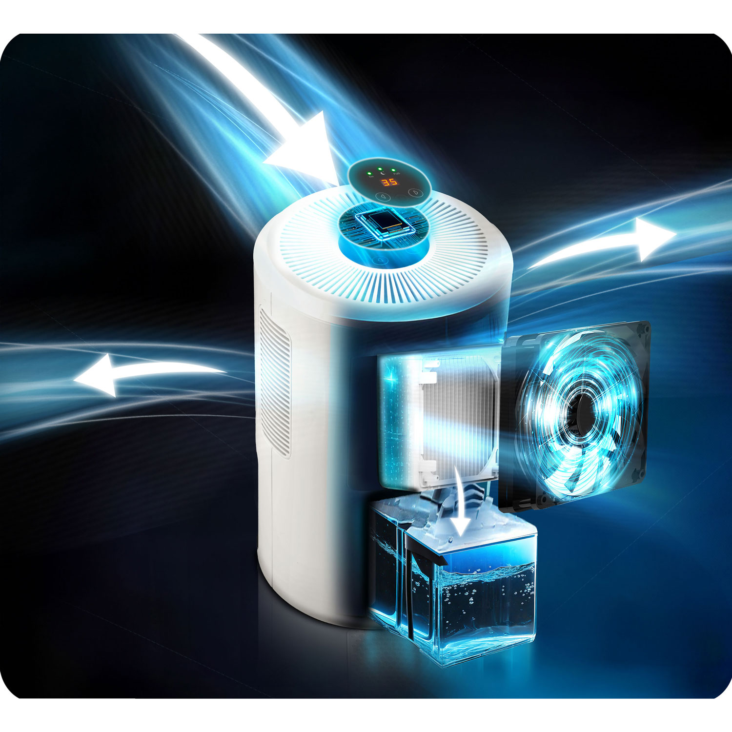 Berdsen BD-530 õhukuivati - niiskuse imaja - Image 13