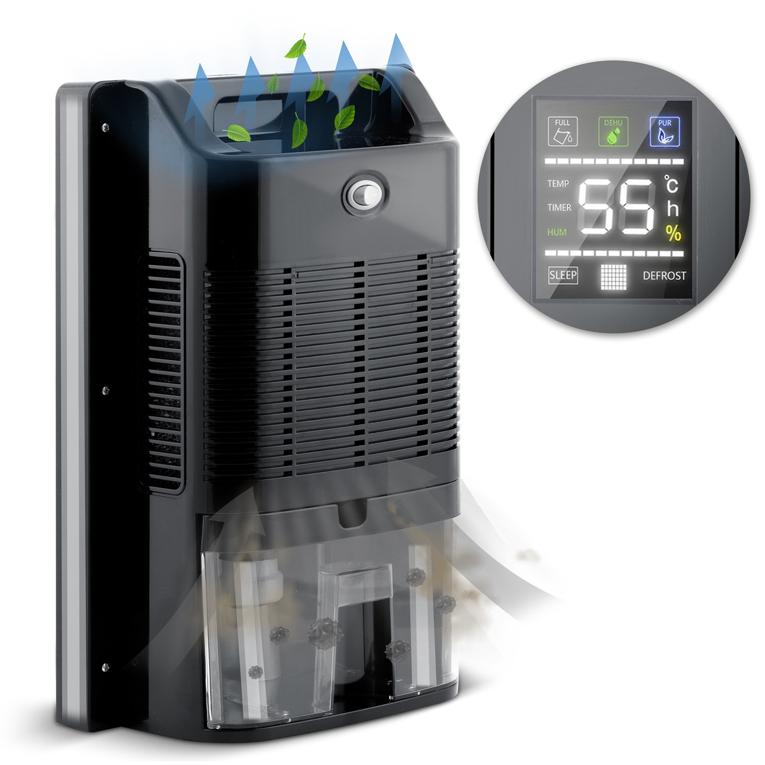 Berdsen BR-20D must õhukuivati - niiskuse imaja - Image 2