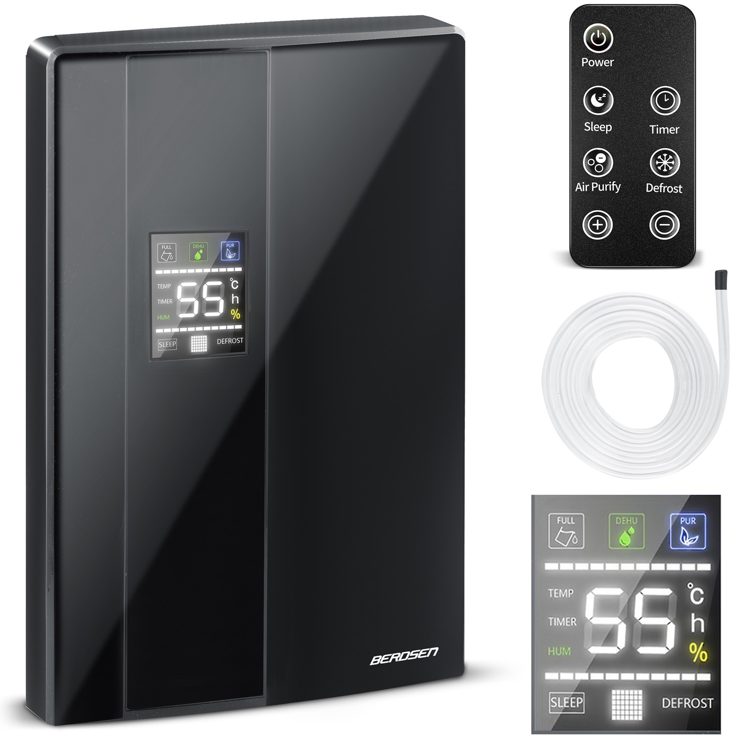 Berdsen BR-20D must õhukuivati - niiskuse imaja