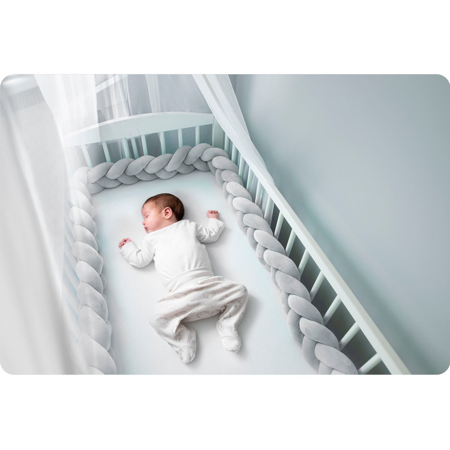 Ricokidsi 3m võrevoodikate - hall - Image 3