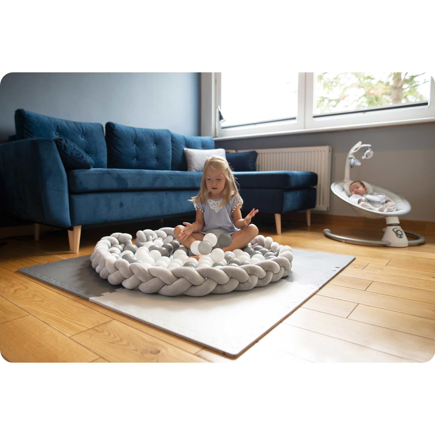 Ricokidsi 3m võrevoodikate - sinine - Image 8