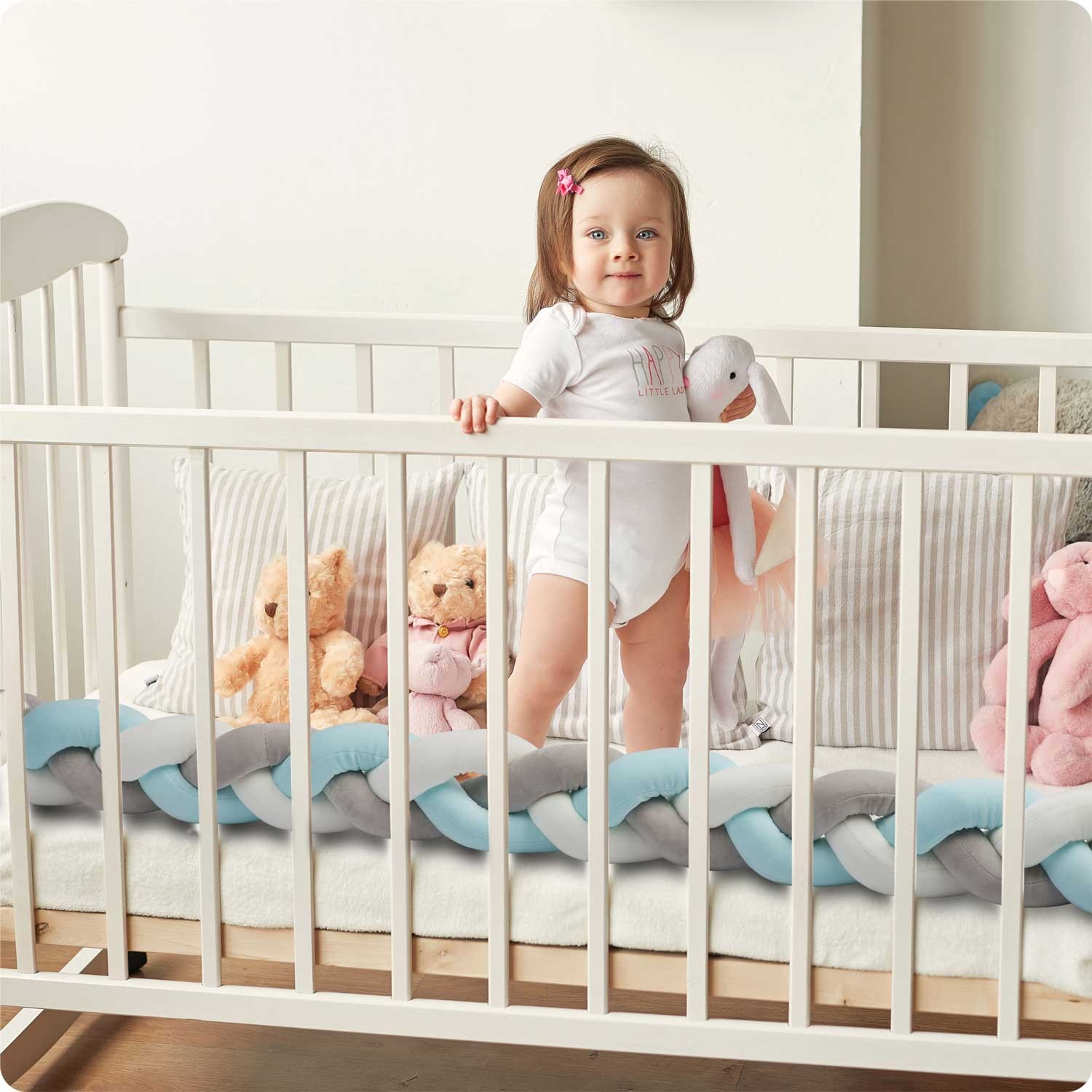 Ricokidsi 2m võrevoodikate - sinakashall - Image 4