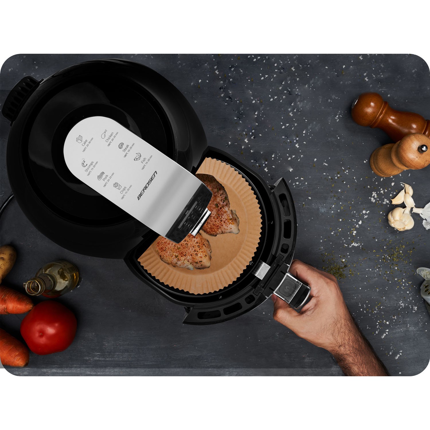 Fritüüri küpsetuspaber 16 cm Berdsen - 20 tk - Image 7