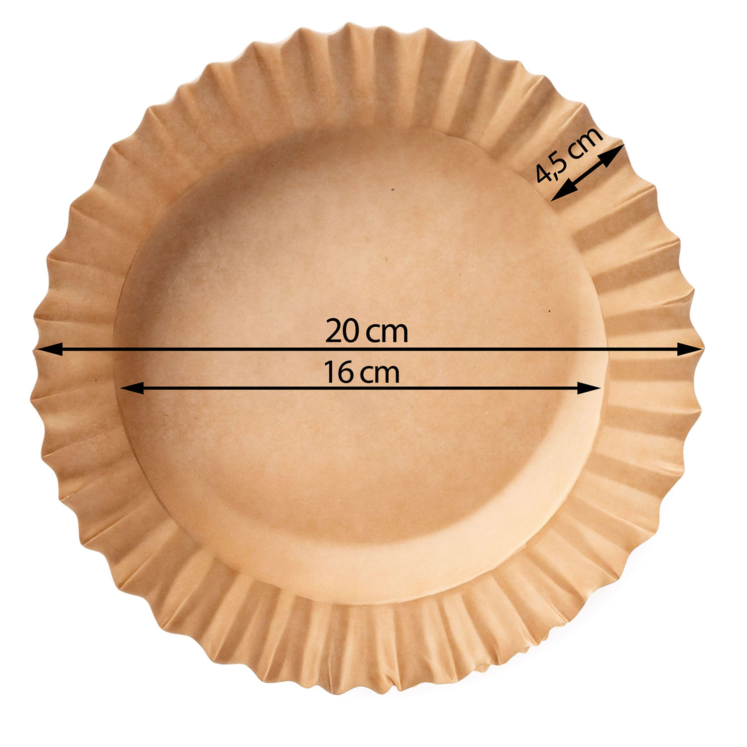 Fritüüri küpsetuspaber 20 cm Berdsen - 50 tk - Image 4