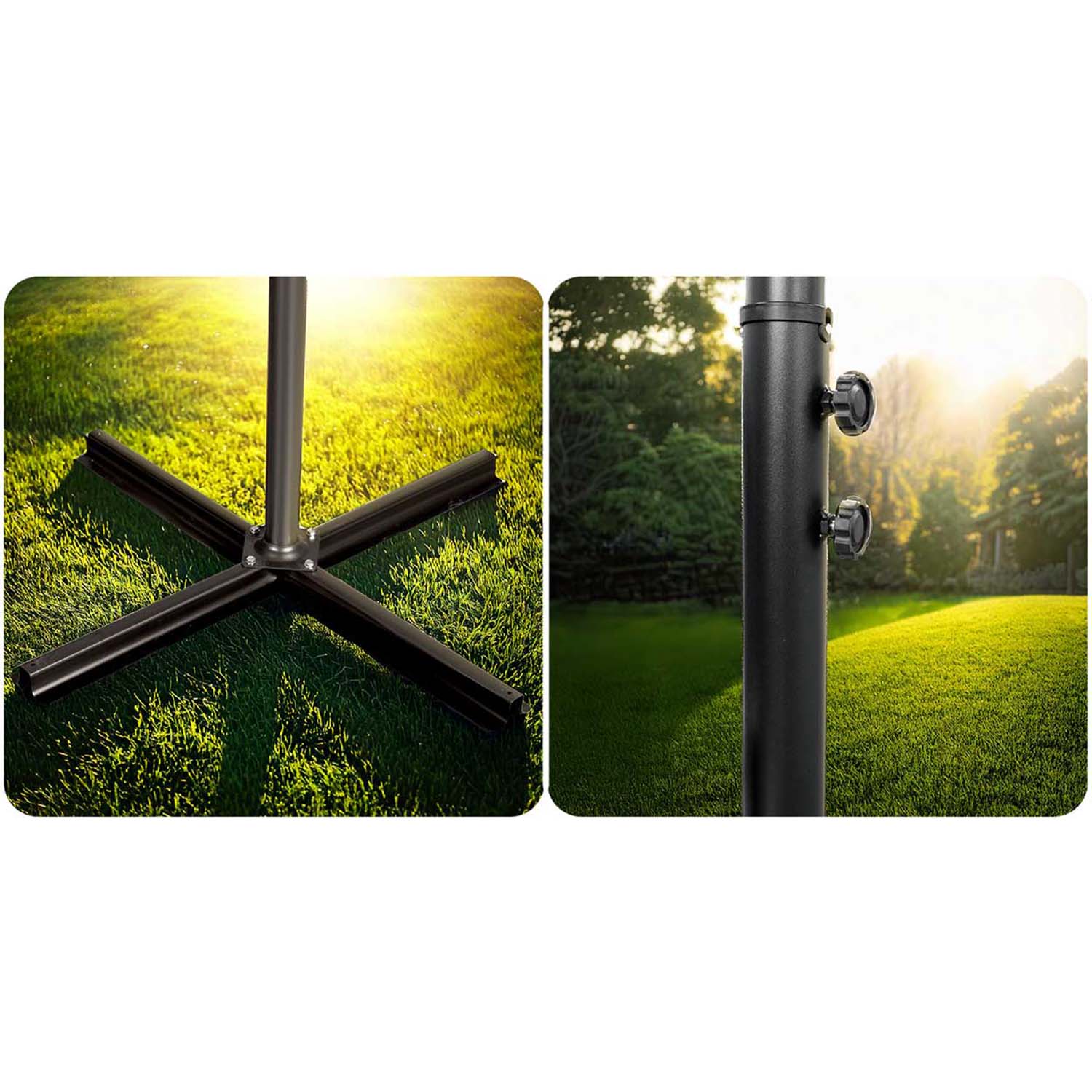 Kokkupandav aiavari, 6 osa, 350 cm, kattega, Plonos PL-880 - Image 8