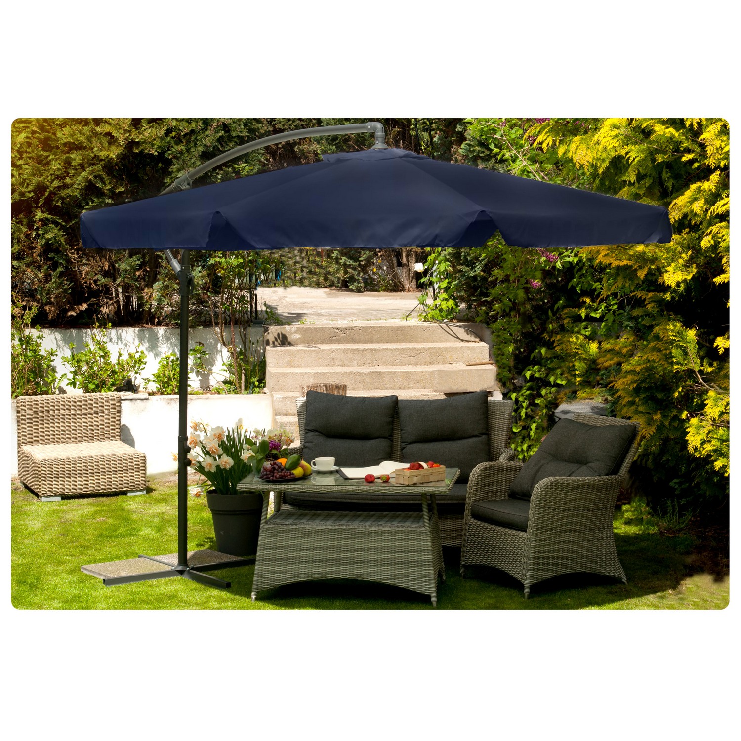 Kokkupandav aiavari, 6 osa, tumesinine, 350 cm - Image 6