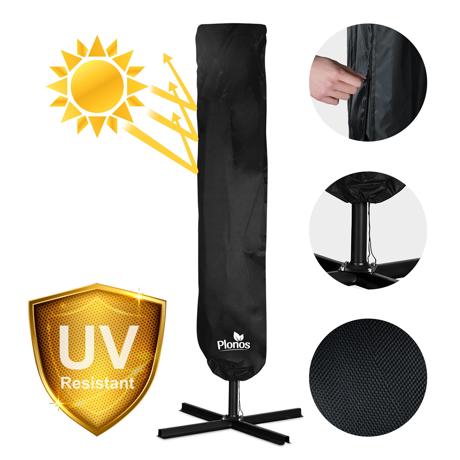 Kokkupandav aiavari, 6 osa, 350 cm, katte ja tuledega, Plonos PL-882 - Image 15