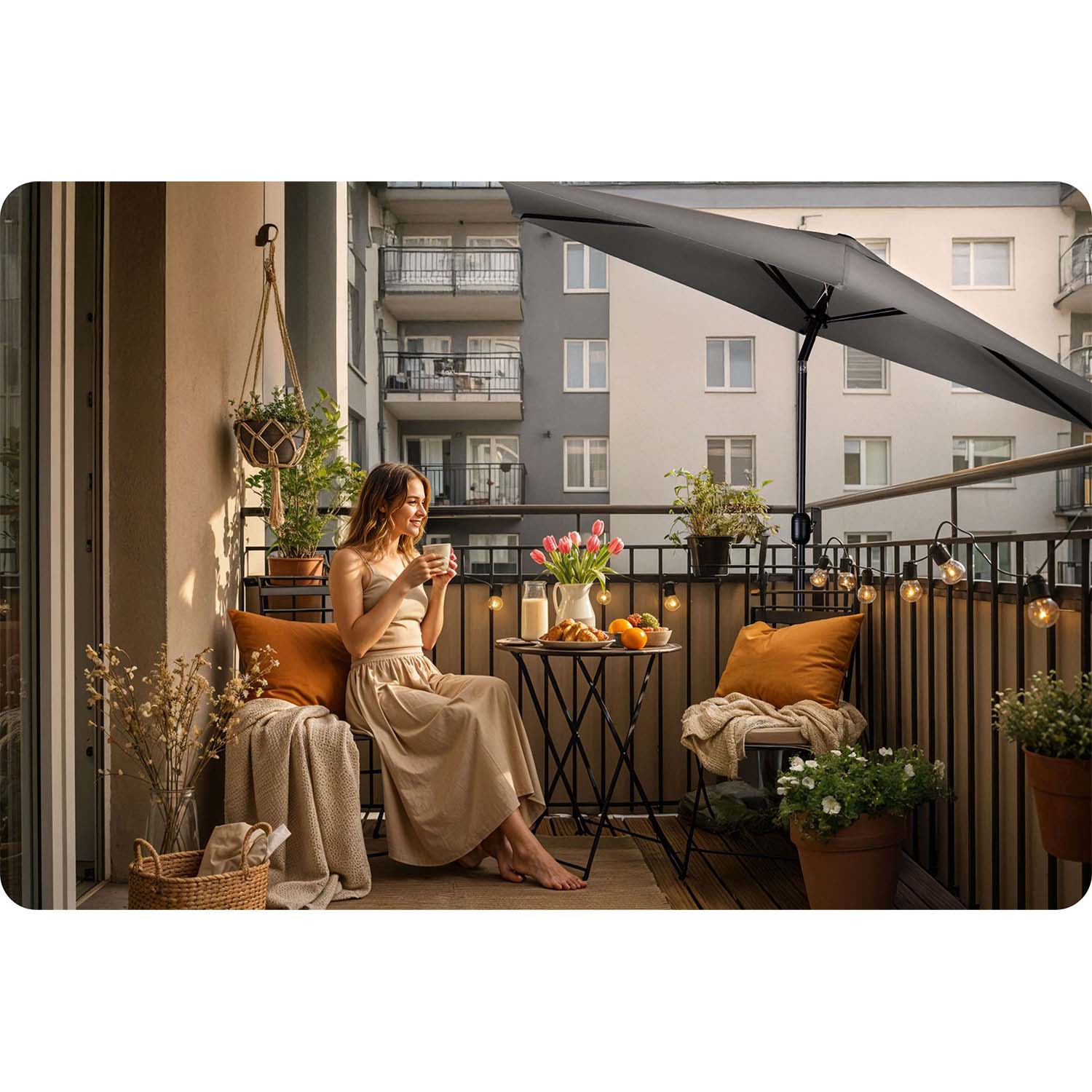 Kokkupandav aiavari, 6 osa, 300 cm, kattega, Plonos PL-884 - Image 11