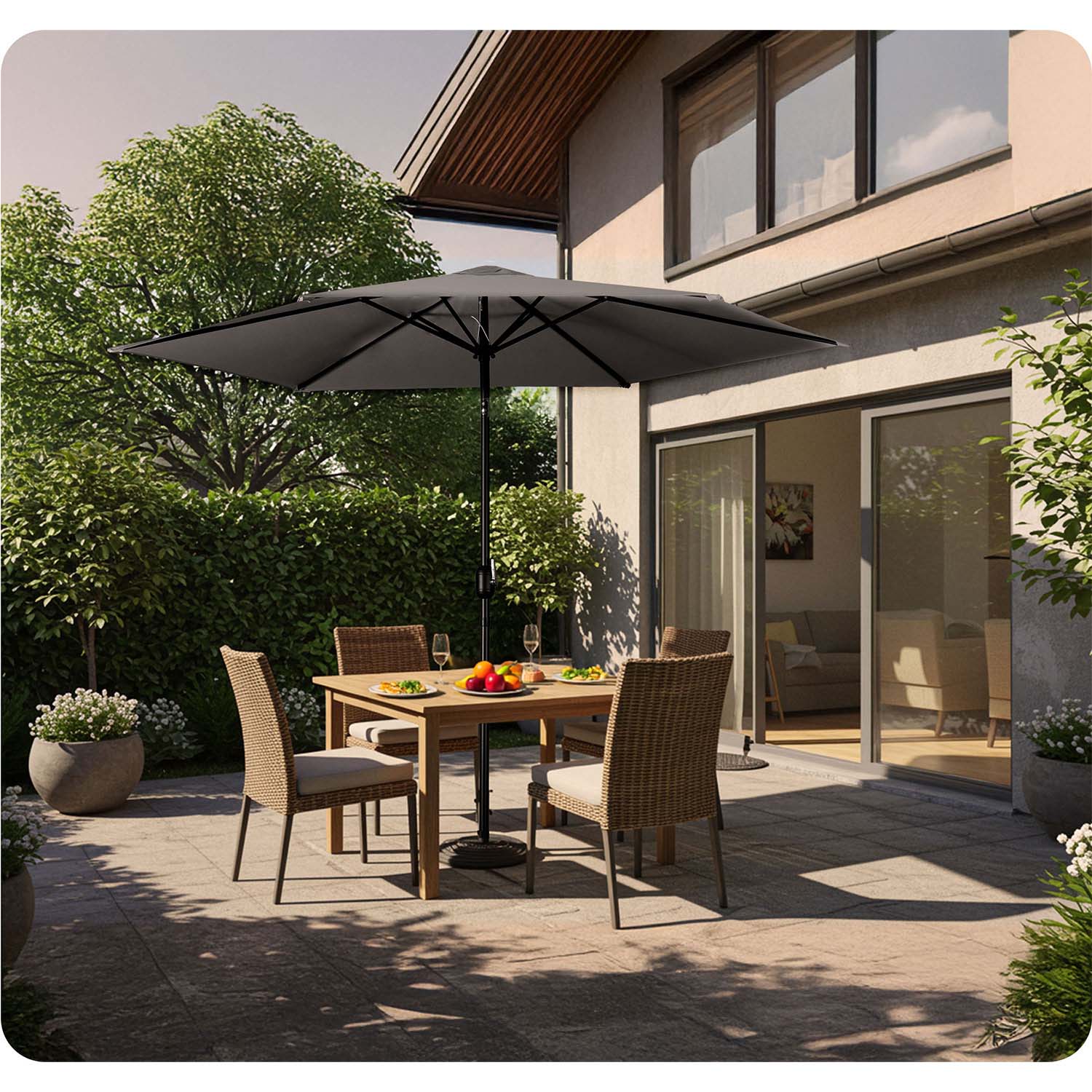 Kokkupandav aiavari, 6 osa, 300 cm, kattega, Plonos PL-884 - Image 12