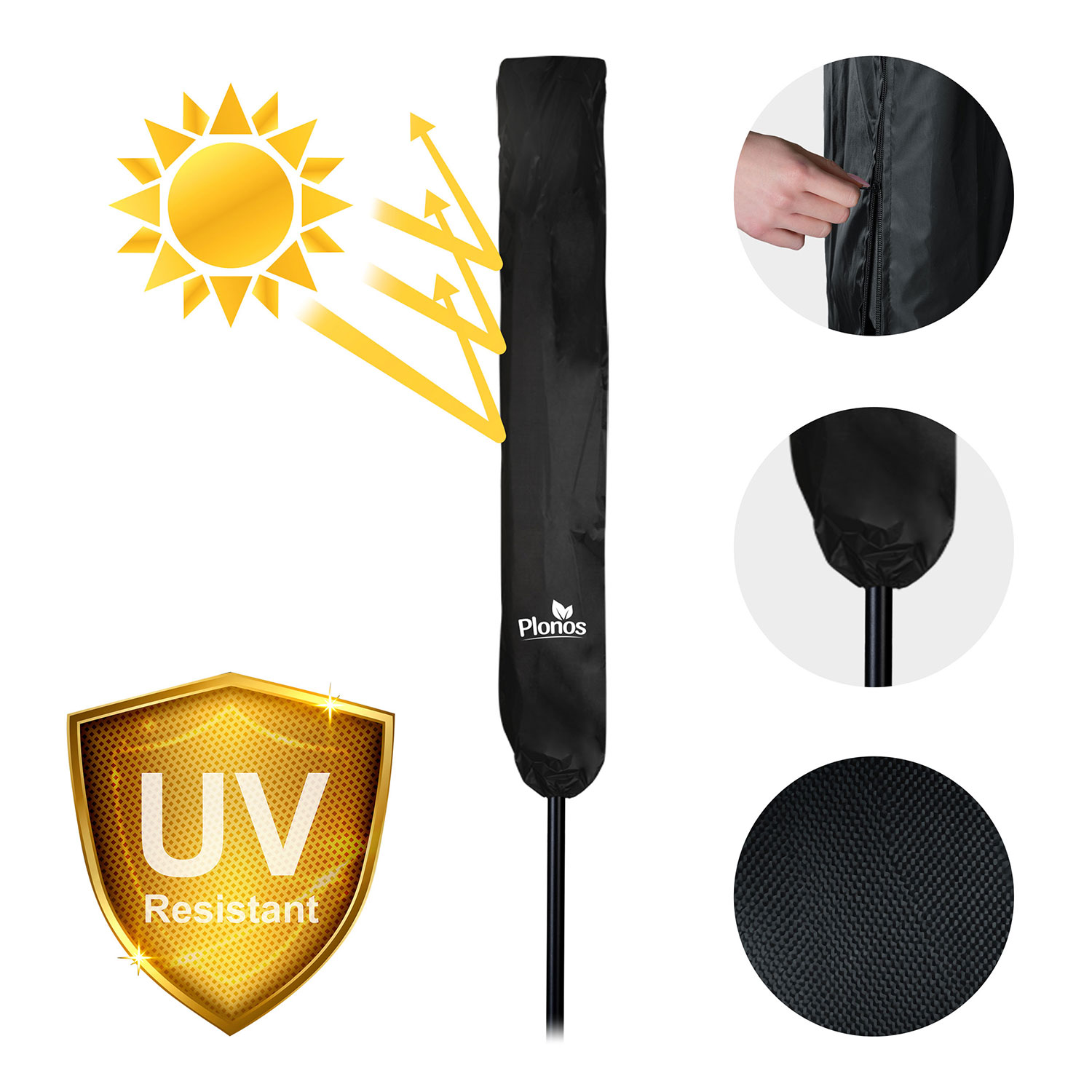 Kokkupandav aiavari, 6 osa, 300 cm, kattega, Plonos PL-884 - Image 5