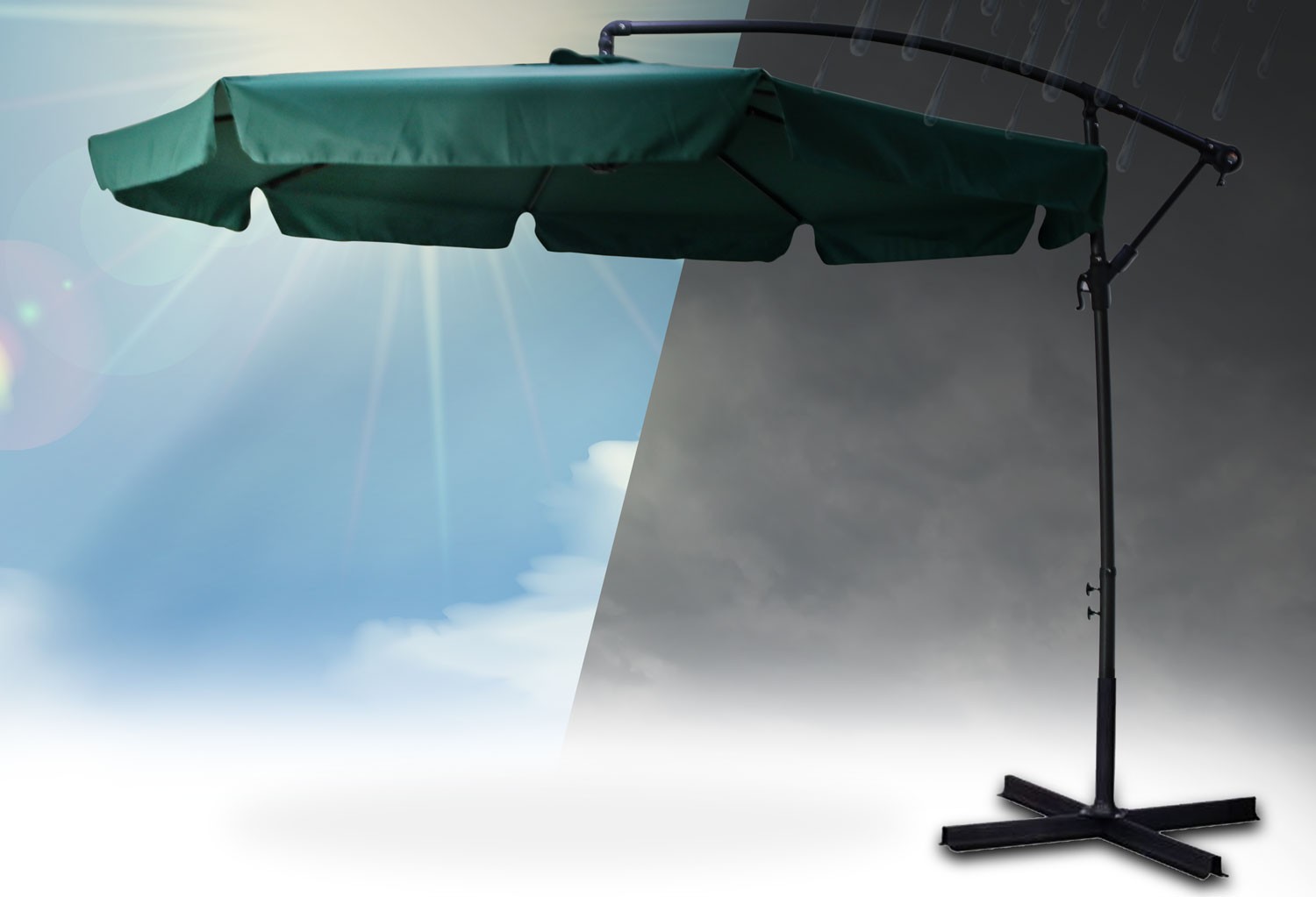 Kokkupandav aiavari, 8 osa, roheline, 350 cm - Image 9