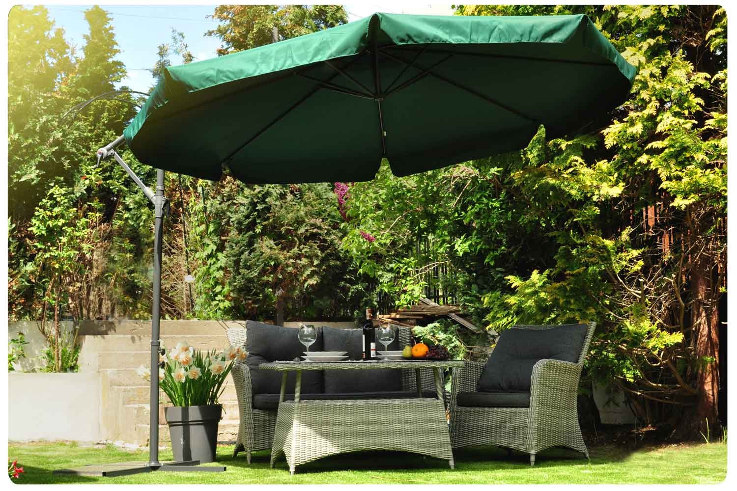 Kokkupandav aiavari, 8 osa, roheline, 350 cm - Image 4