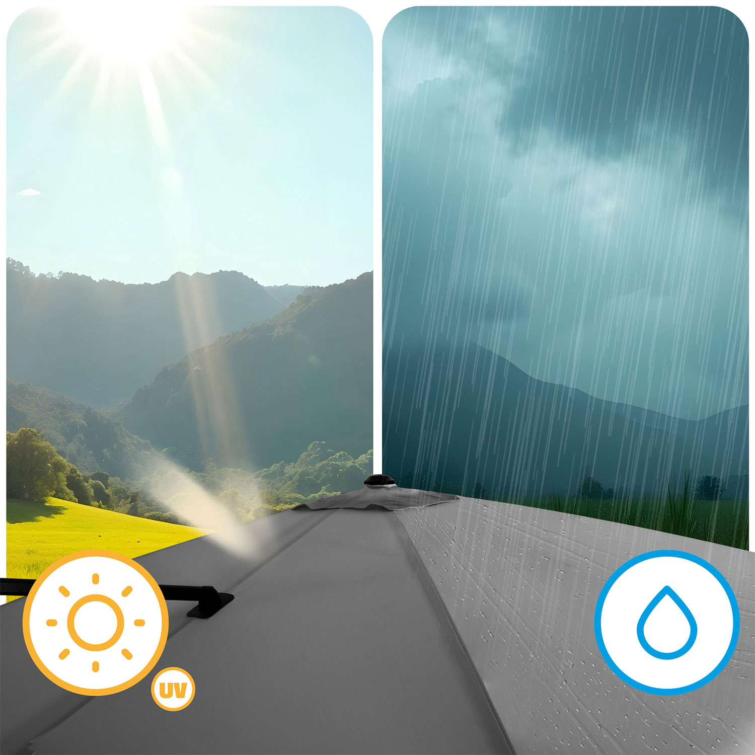 Kokkupandav aiavari, 8 osa, 420 cm, kattega, Plonos PL-883 - Image 8