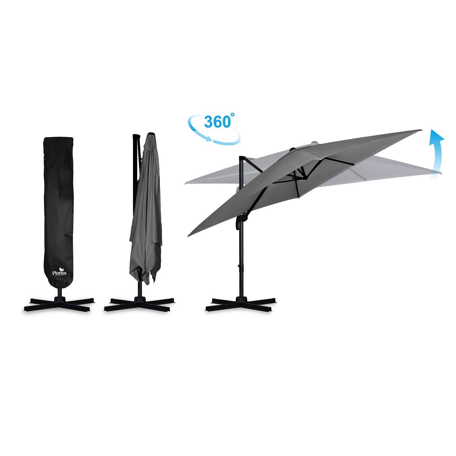 Kokkupandav aiavari, 8 osa, 420 cm, kattega, Plonos PL-883 - Image 9