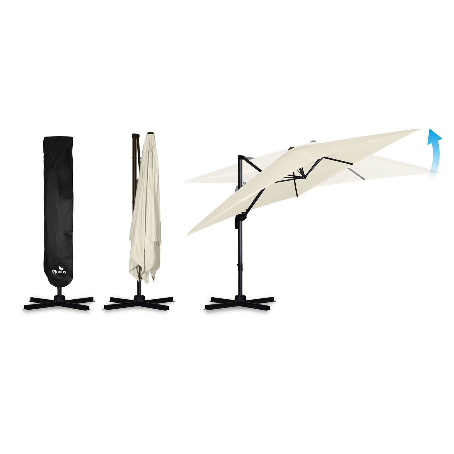 Kokkupandav aiavari, 8 osa, 420 cm, kattega, Plonos PL-883 - Image 8