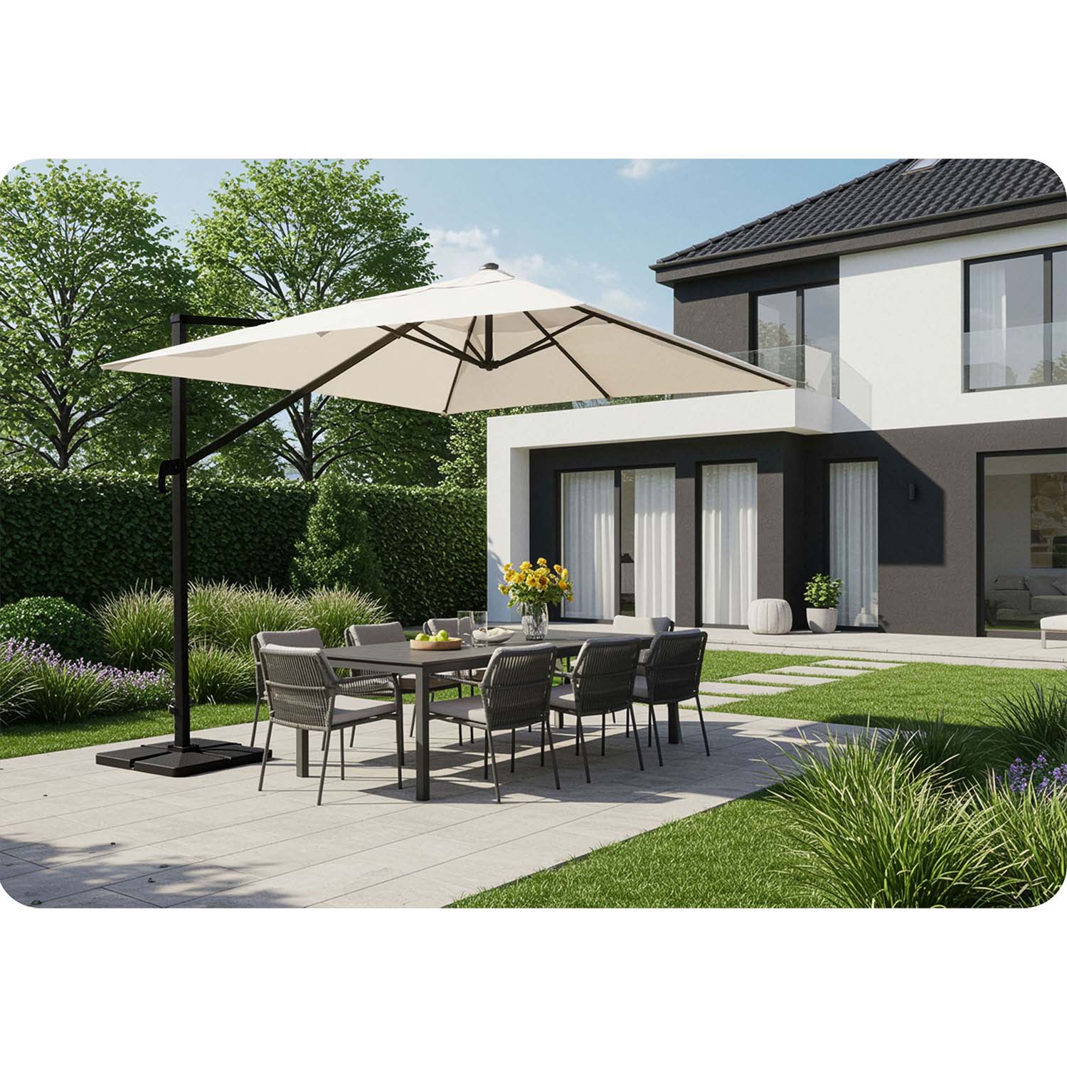 Kokkupandav aiavari, 8 osa, 420 cm, kattega, Plonos PL-883 - Image 5