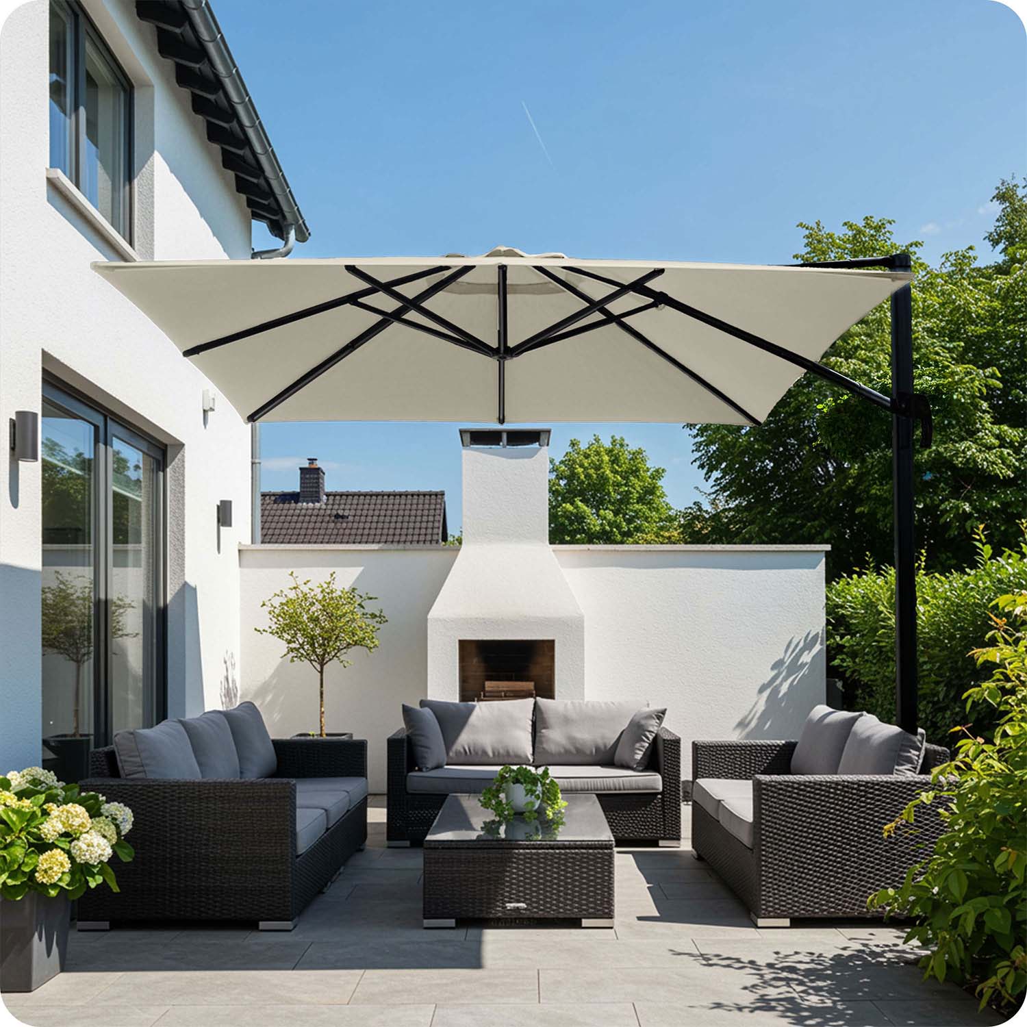 Kokkupandav aiavari, 8 osa, 420 cm, kattega, Plonos PL-883 - Image 4