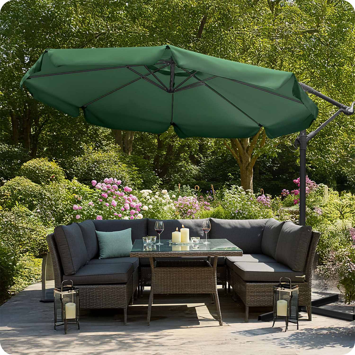 Kokkupandav aiavari, 8 osa, 350 cm, kattega, Plonos PL-881 - Image 11