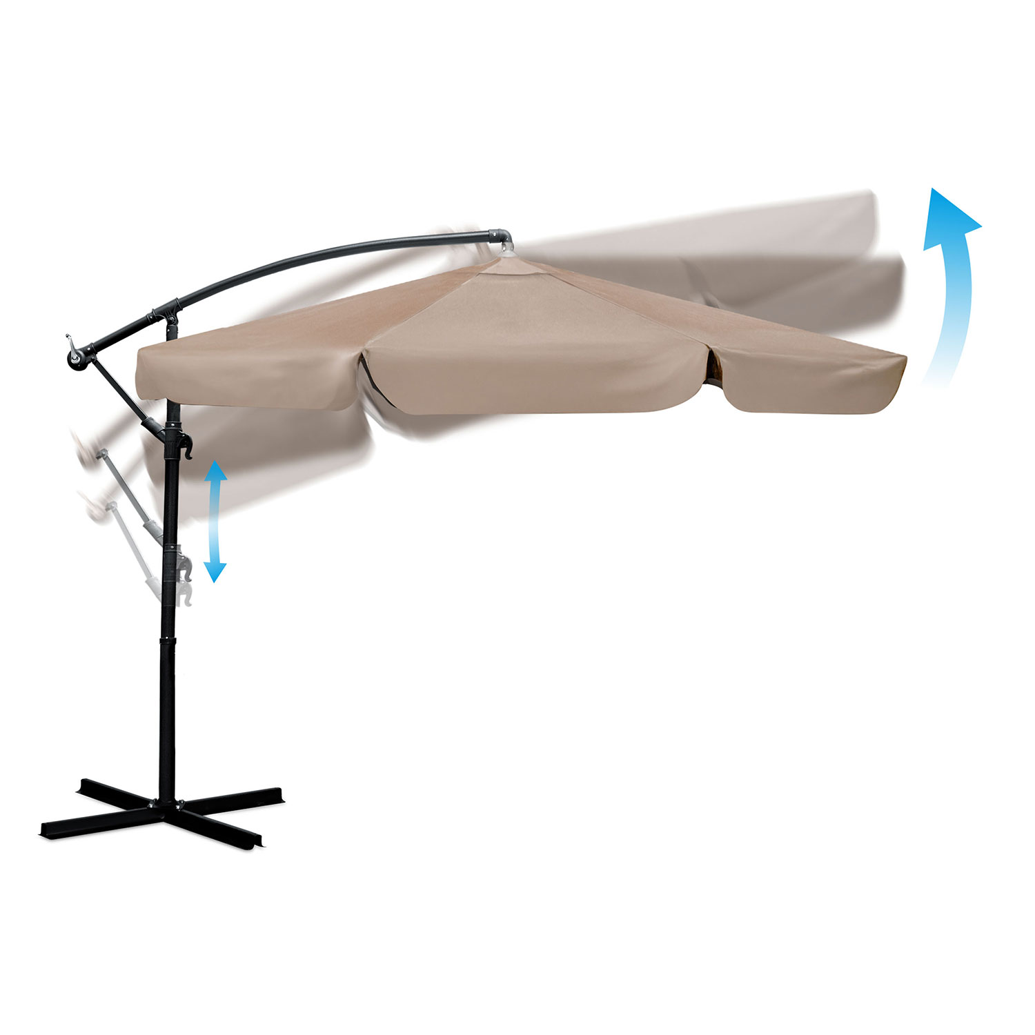 Kokkupandav aiavari, 8 osa, 350 cm, kattega, Plonos PL-881 - Image 4