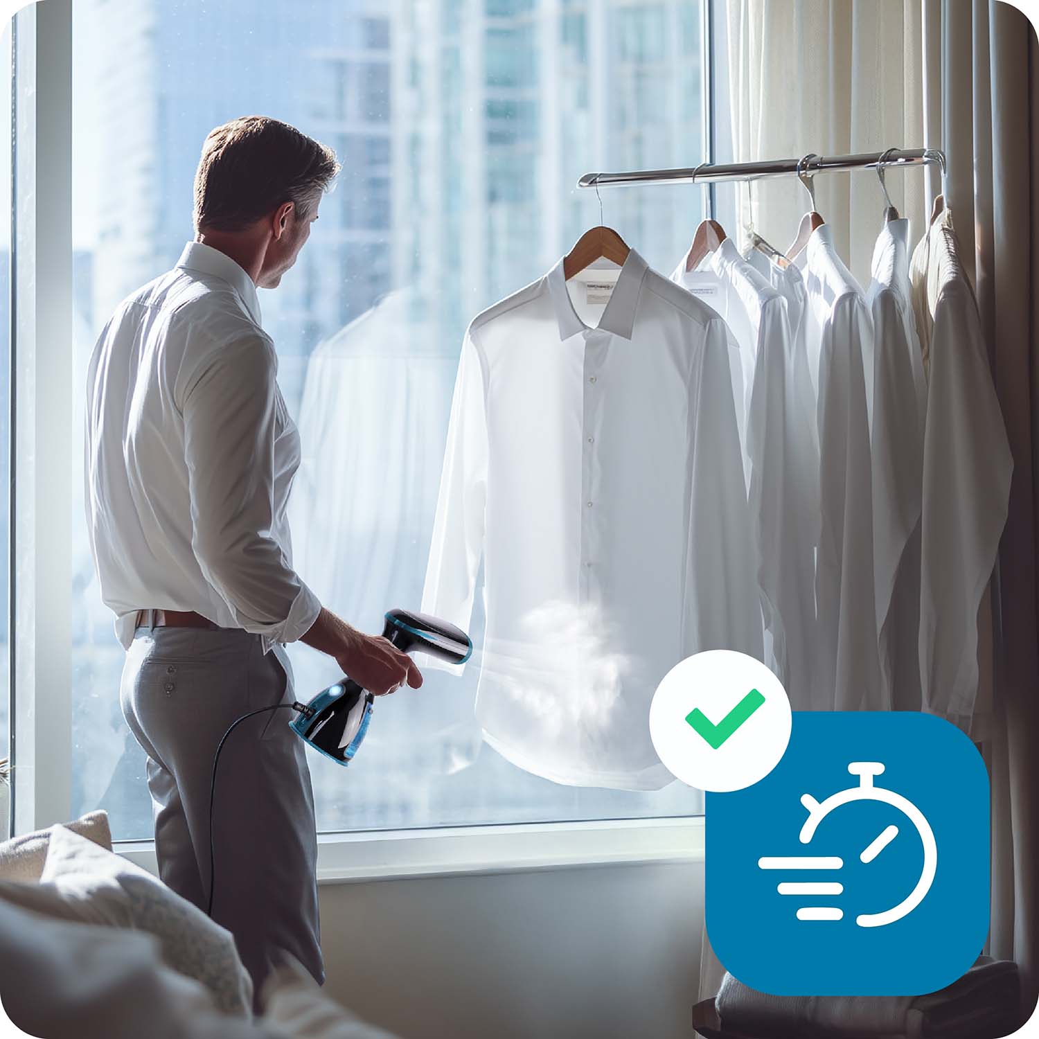 Berdsen BD-310 1500W rõivaste auruti - Image 2