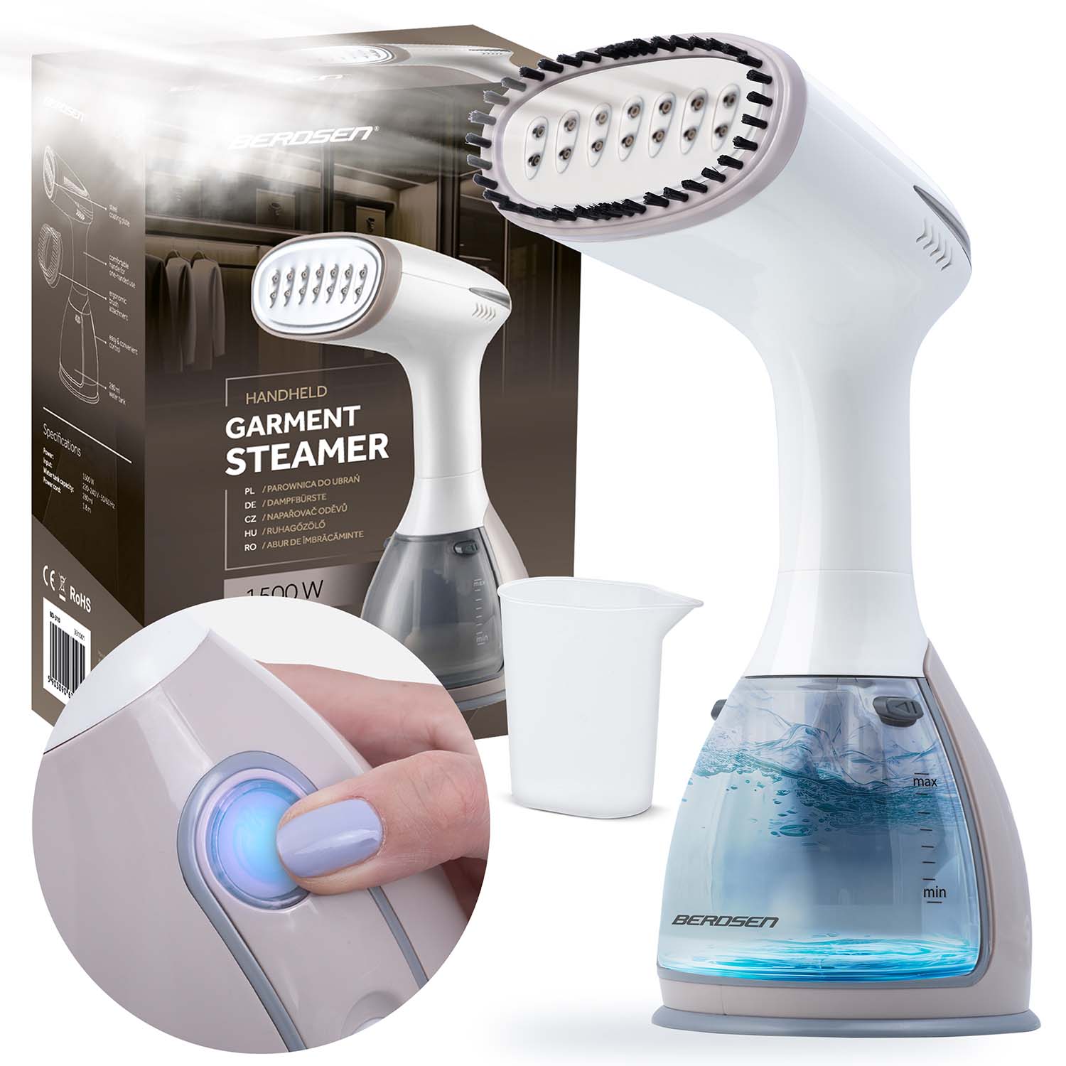 Berdsen BD-310 1500W rõivaste auruti