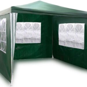 Aiapaviljon 3 seinaga, 3 x 3 m, roheline, Plonos