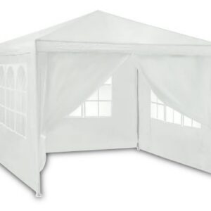 Valge aiapaviljon 3x3m 4936