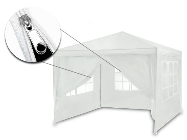 Valge aiapaviljon 3x3m 4936 - Image 3