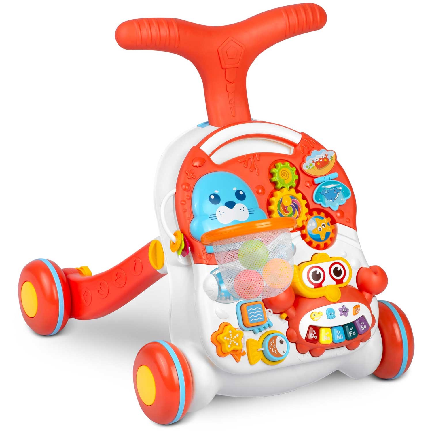 Lükkaja õppelaud 2in1 RK-810 valge ja punane - Image 2