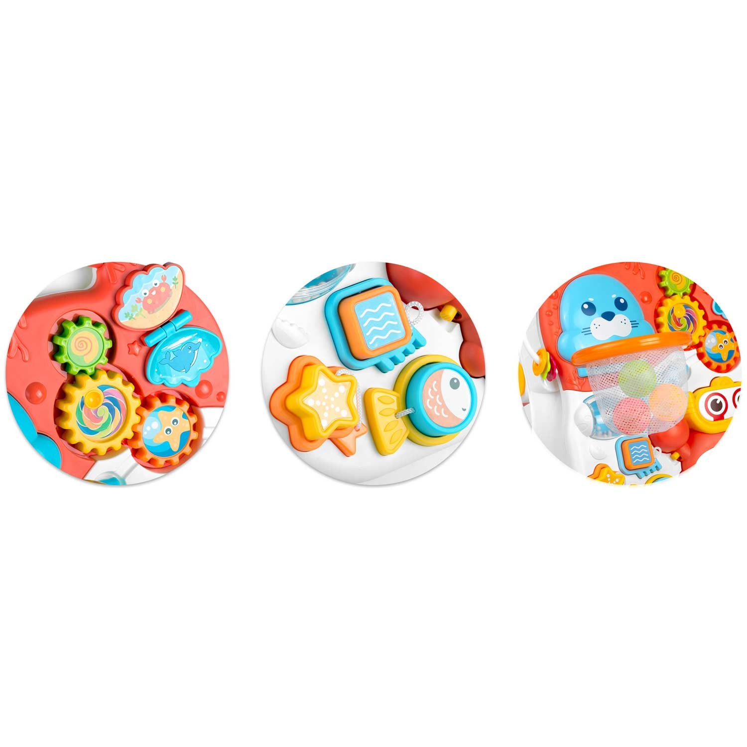 Lükkaja õppelaud 2in1 RK-810 valge ja punane - Image 6