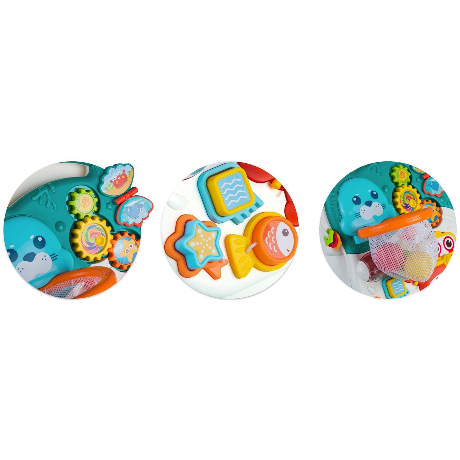 Lükkaja õppelaud 3in1 RK-810 valge ja sinine - Image 3