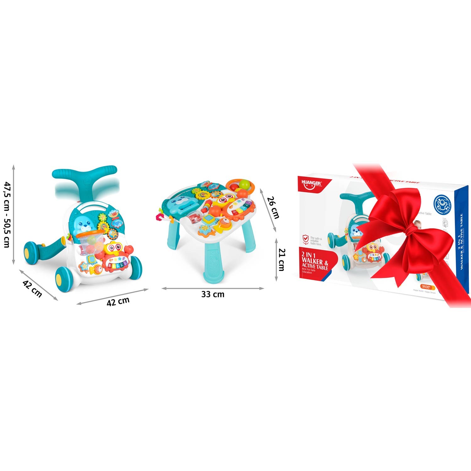 Lükkaja õppelaud 3in1 RK-810 valge ja sinine - Image 11