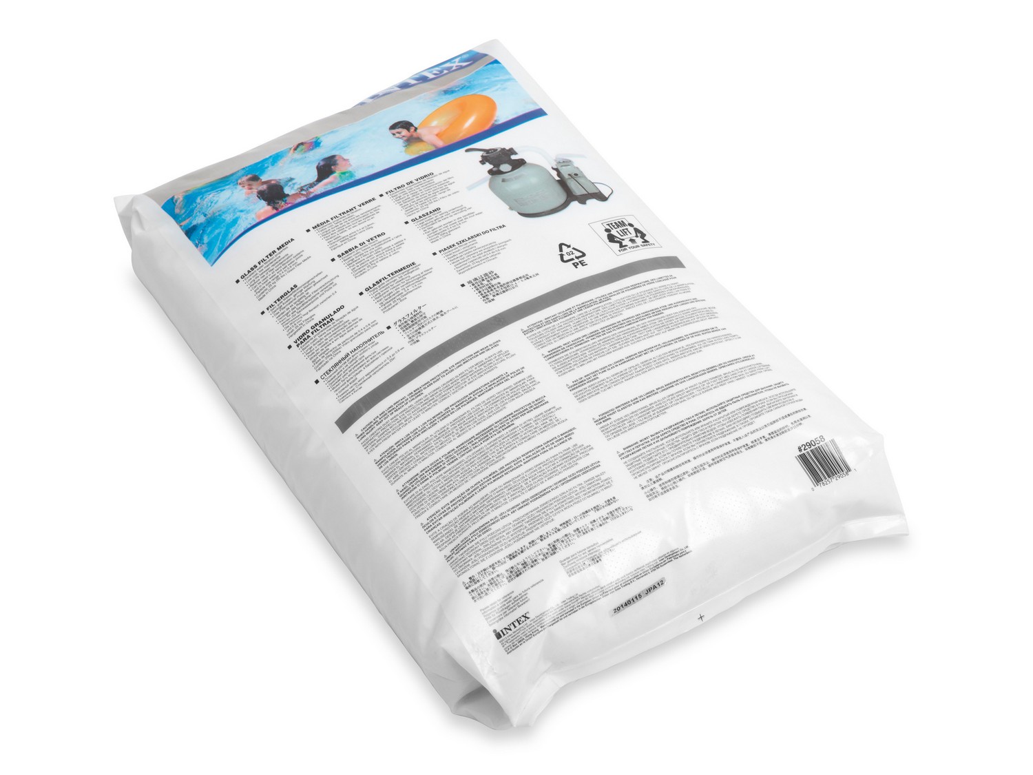 Liiv - kvartsklaas liivapumpadele 25kg INTEX 29058