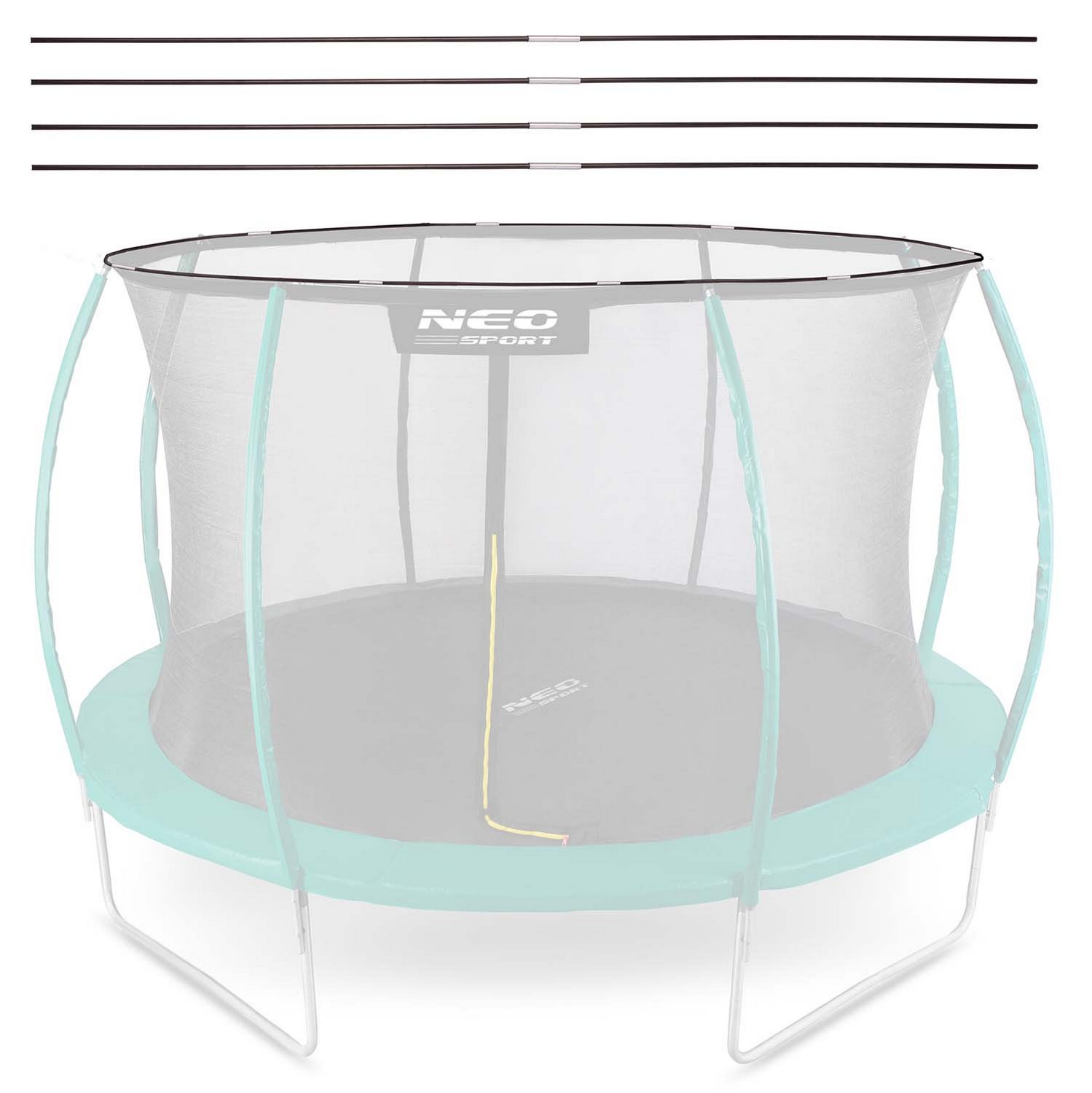 Batuudivõrgu rõngas, tüüp C, 252 cm, 8 jalga, Neo-sport