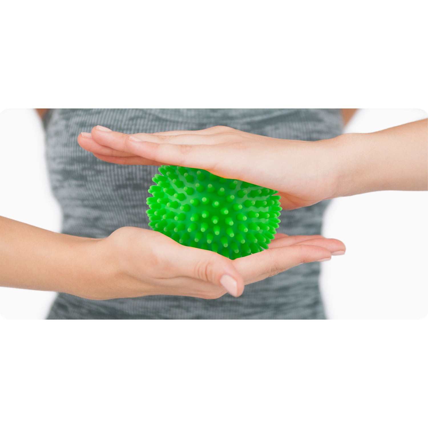 Massaaži- ja fitnesspall 9cm NS-957 roheline - Image 8
