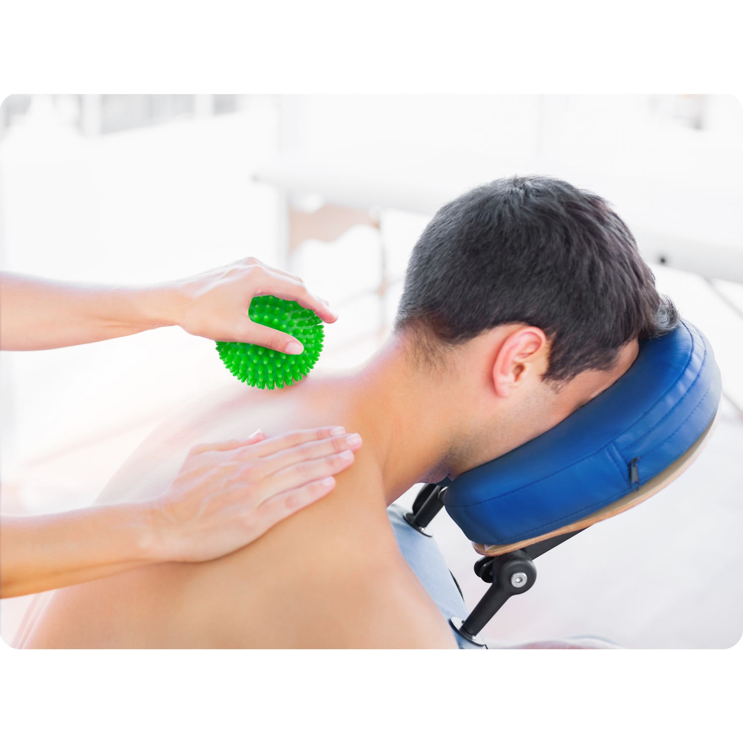 Massaaži- ja fitnesspall 9cm NS-957 roheline - Image 9