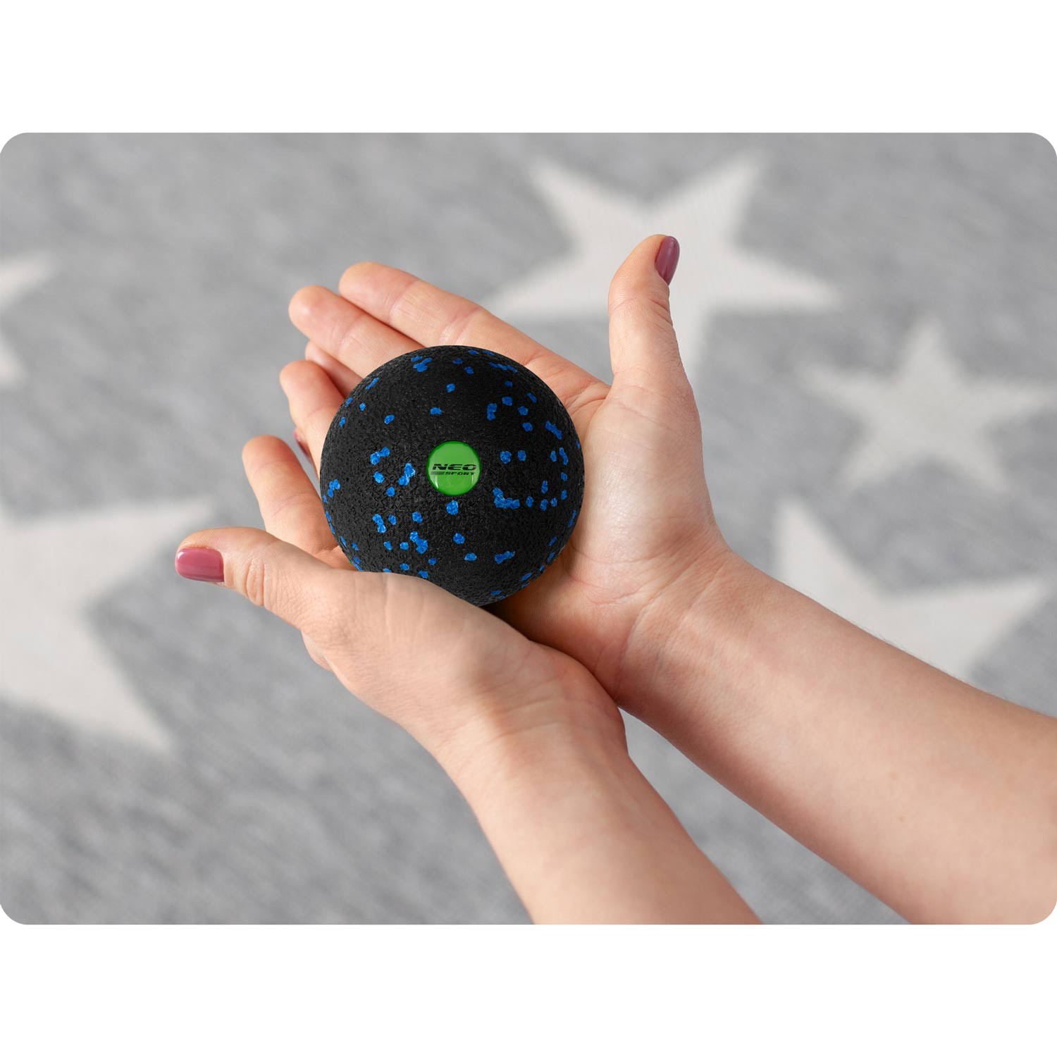 Massaaži- ja fitnesspall NS-965 must ja sinine - Image 8