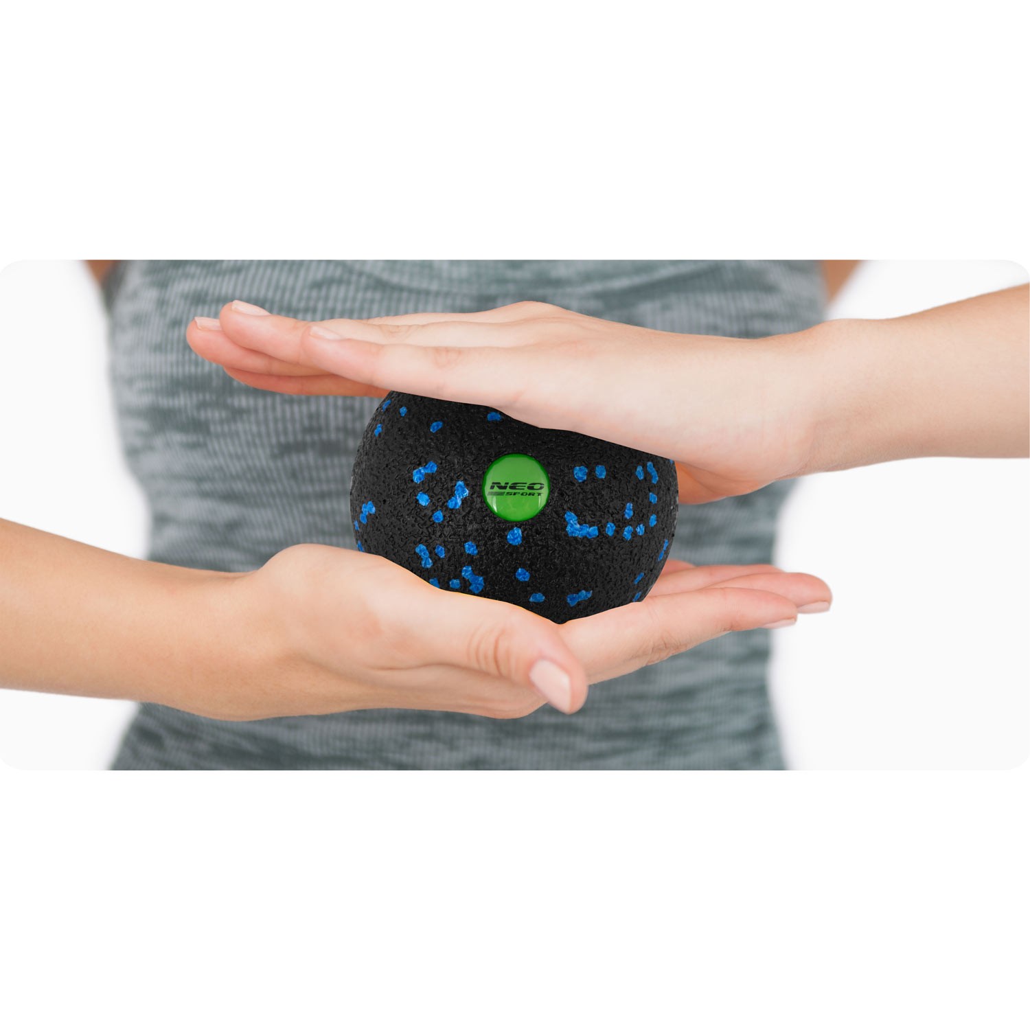 Pall + topeltmassaažipall - komplekt - NS-997 must ja sinine - Image 5