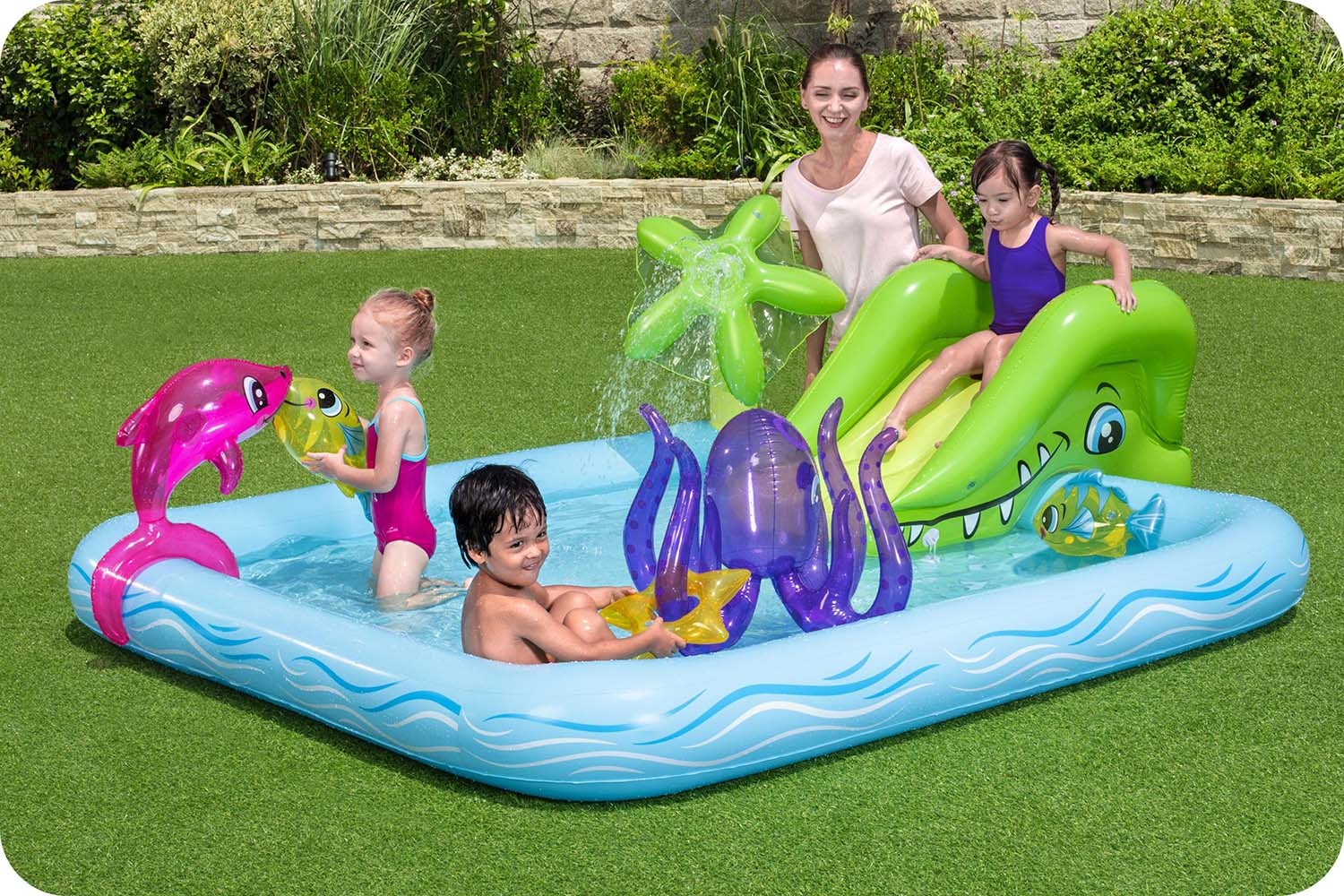 Mänguväljaku akvaarium 239 x 206 x 86 cm Bestway 53052 - Image 4