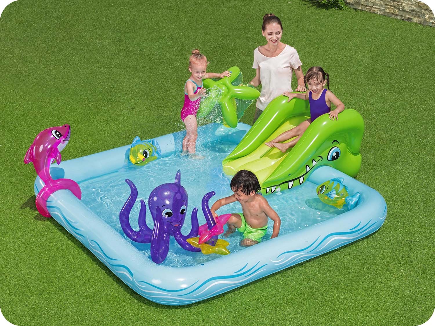 Mänguväljaku akvaarium 239 x 206 x 86 cm Bestway 53052 - Image 6