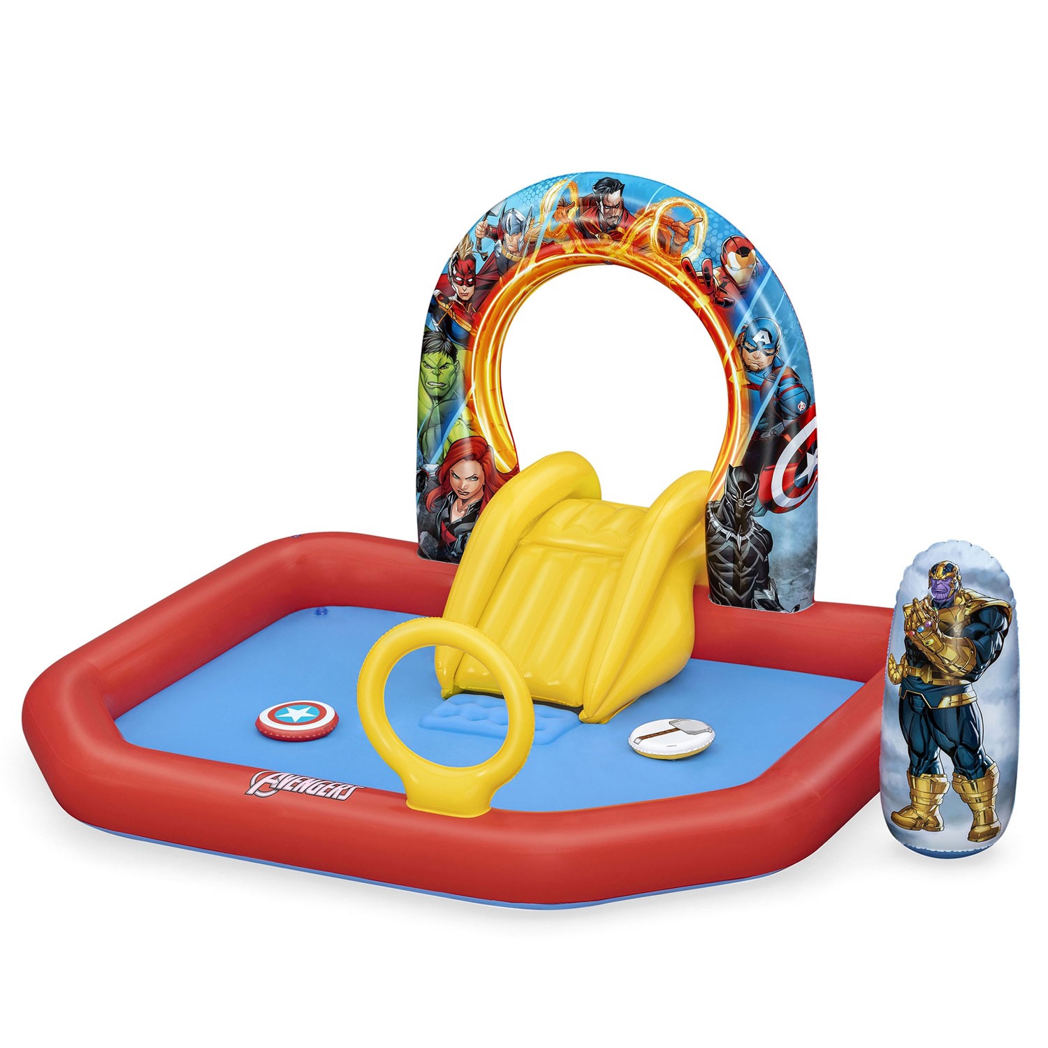 Täispuhutav mänguväljak Avengers 211 x 198 x 125 cm Bestway 98800 - Image 4