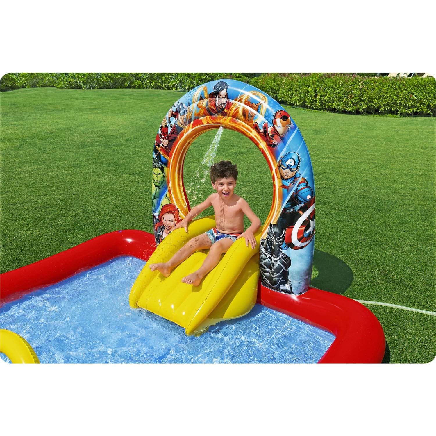 Täispuhutav mänguväljak Avengers 211 x 198 x 125 cm Bestway 98800 - Image 10